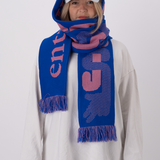 schal „entzück dich selbst“ (blau/rosa)