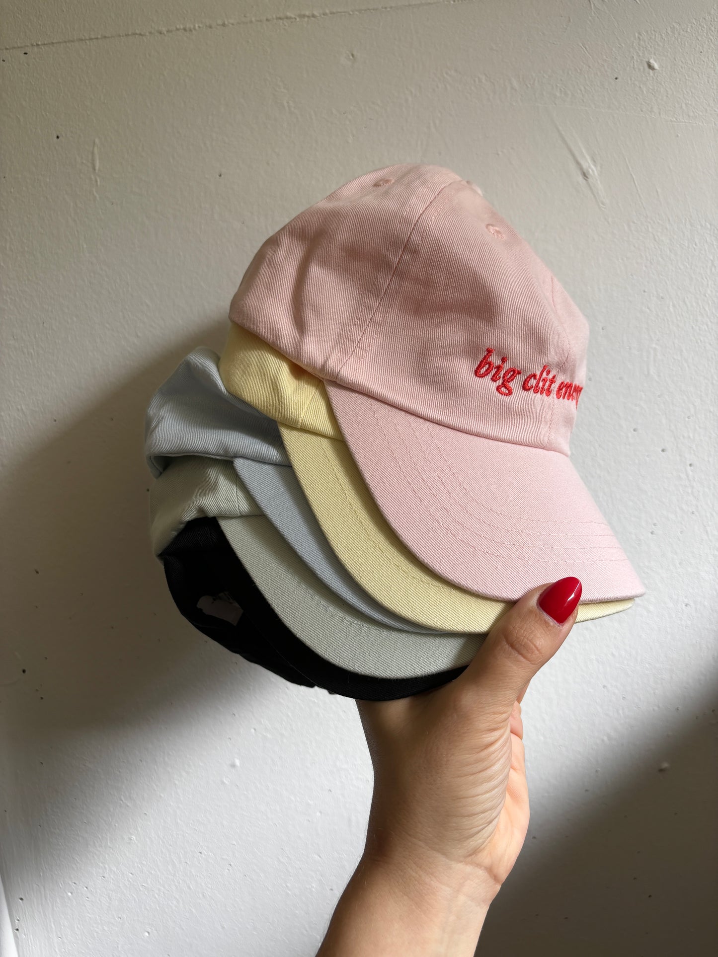 „big clit energy“ cap (5 colourways)