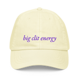 „big clit energy“ cap - yellow