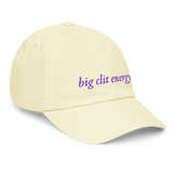 „big clit energy“ cap - yellow